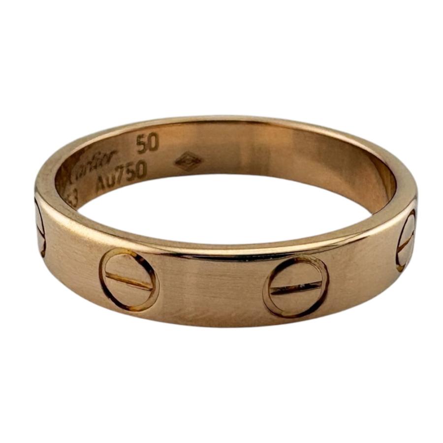 Cartier（カルティエ） ミニラブ リング 指輪 10号 18金 K18ピンク