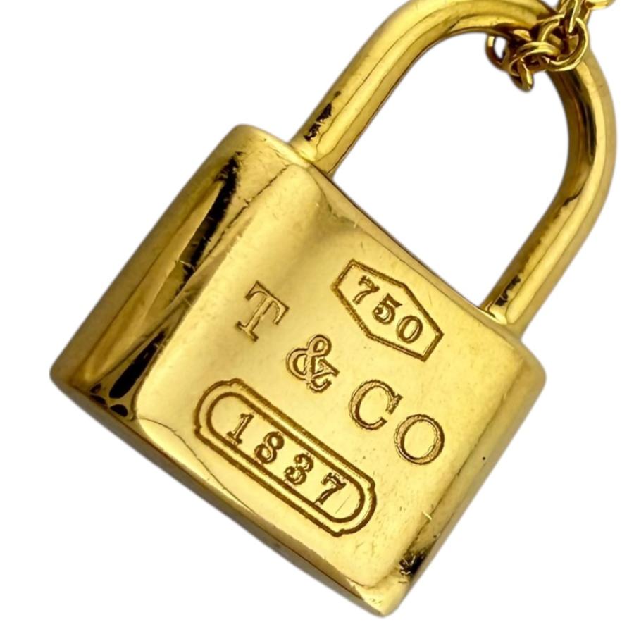 TIFFANY&Co.（ティファニー） ロック ネックレス 18金 K18イエロー