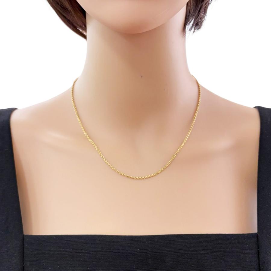 Cartier 18Kゴールド ネックレス 証明書付き Cartier（カルティエ） フォルサ ネックレス 18金 K18イエローゴールド