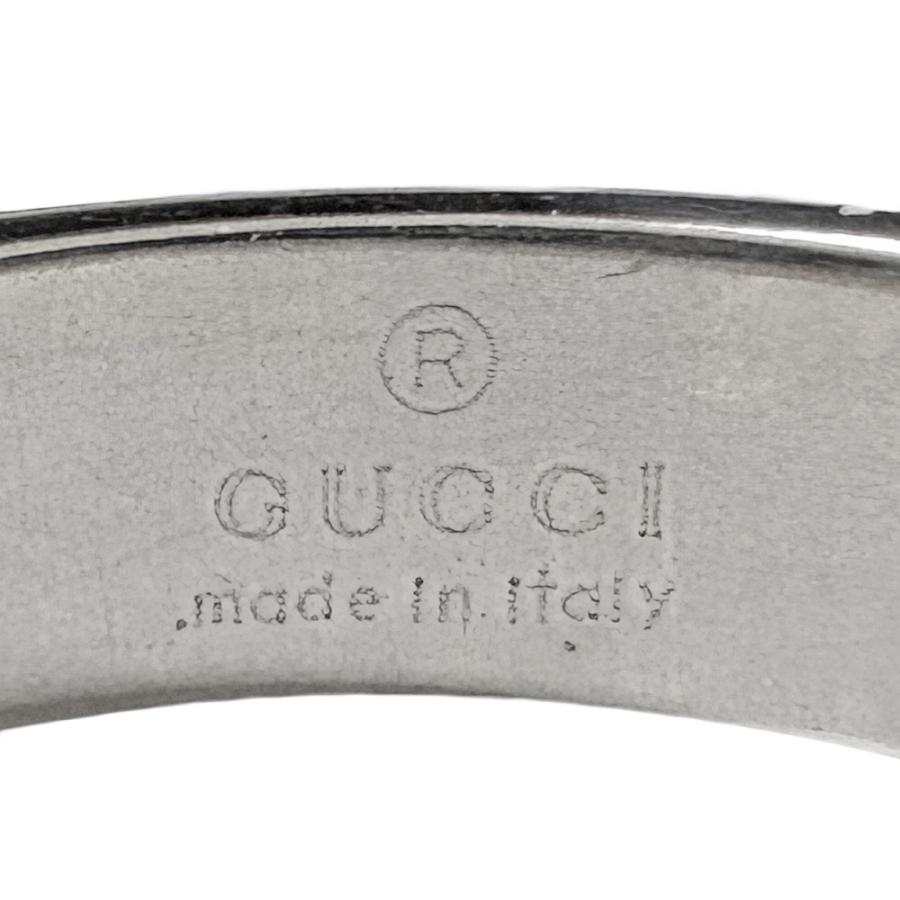 GUCCI（グッチ） アイコン リング 指輪 6号 18金 K18ホワイトゴールド