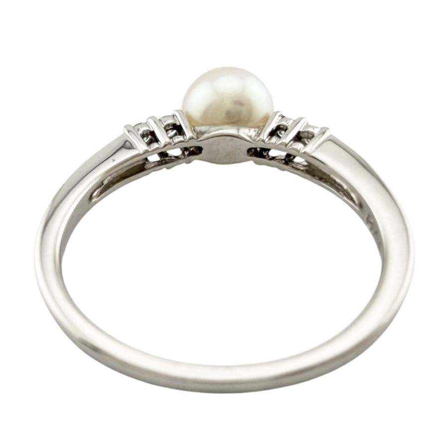 MIKIMOTO（ミキモト） リング 指輪 12号 18金 K18ホワイトゴールド 