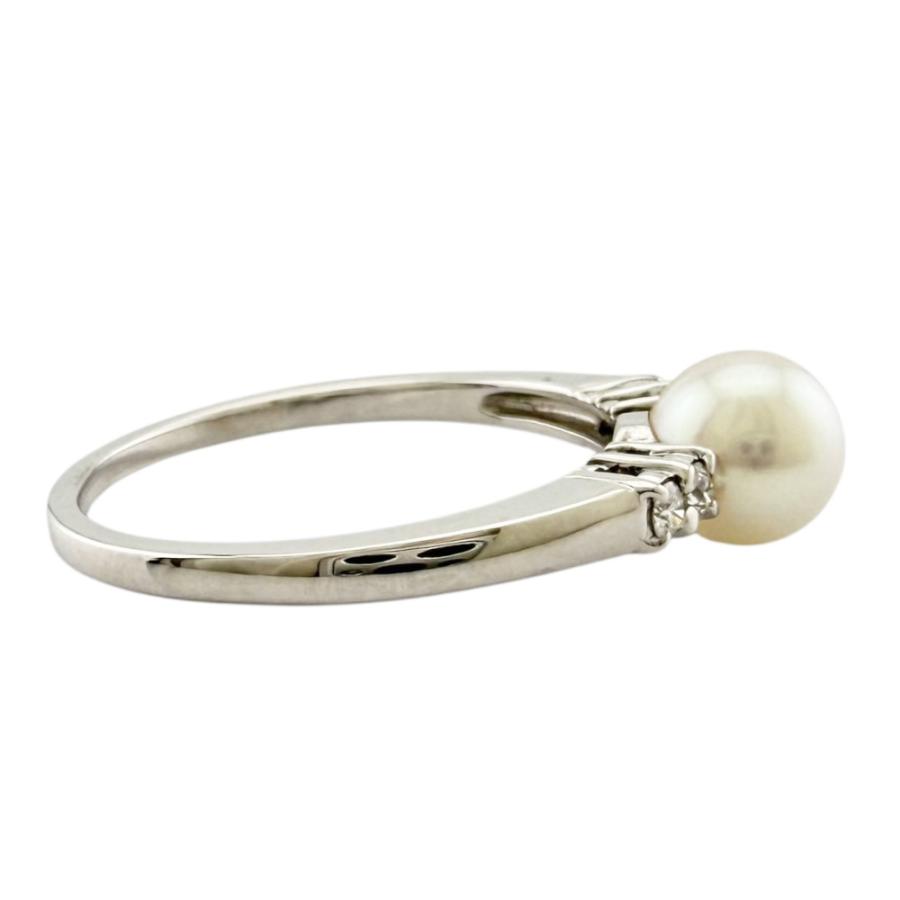 MIKIMOTO（ミキモト） リング 指輪 12号 18金 K18ホワイトゴールド