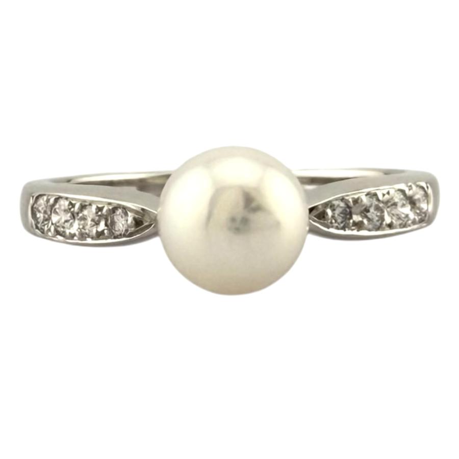 MIKIMOTO（ミキモト） リング 指輪 14号 18金 K18ホワイトゴールド