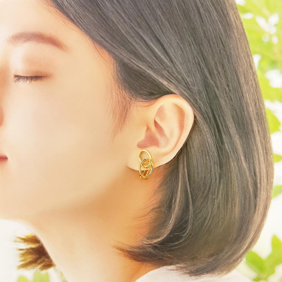 TIFFANY&Co.（ティファニー） ダブルループ イヤリング 18金 K18
