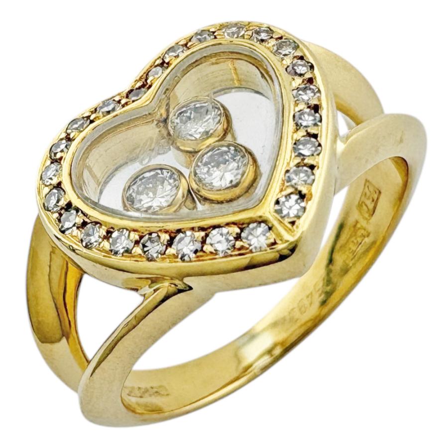 Chopard（ショパール） ハッピーダイヤモンド リング 指輪 9号 18金