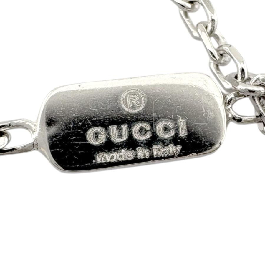 GUCCI（グッチ） アイコン ネックレス 18金 K18ホワイトゴールド