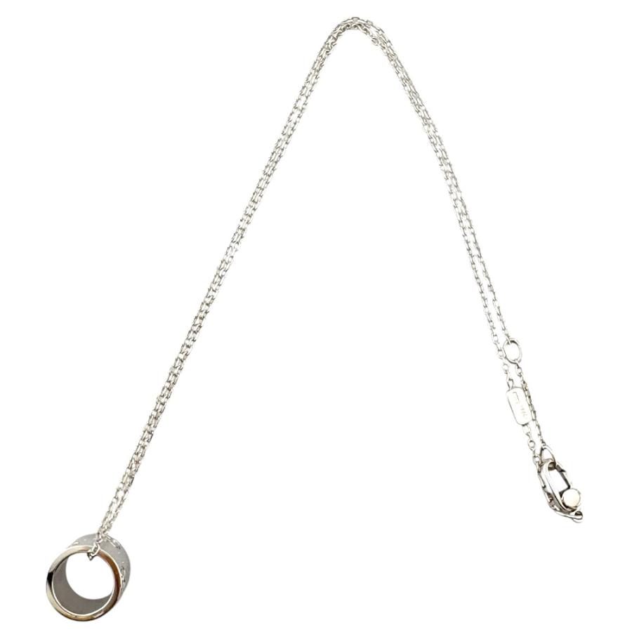 GUCCI（グッチ） アイコン ネックレス 18金 K18ホワイトゴールド