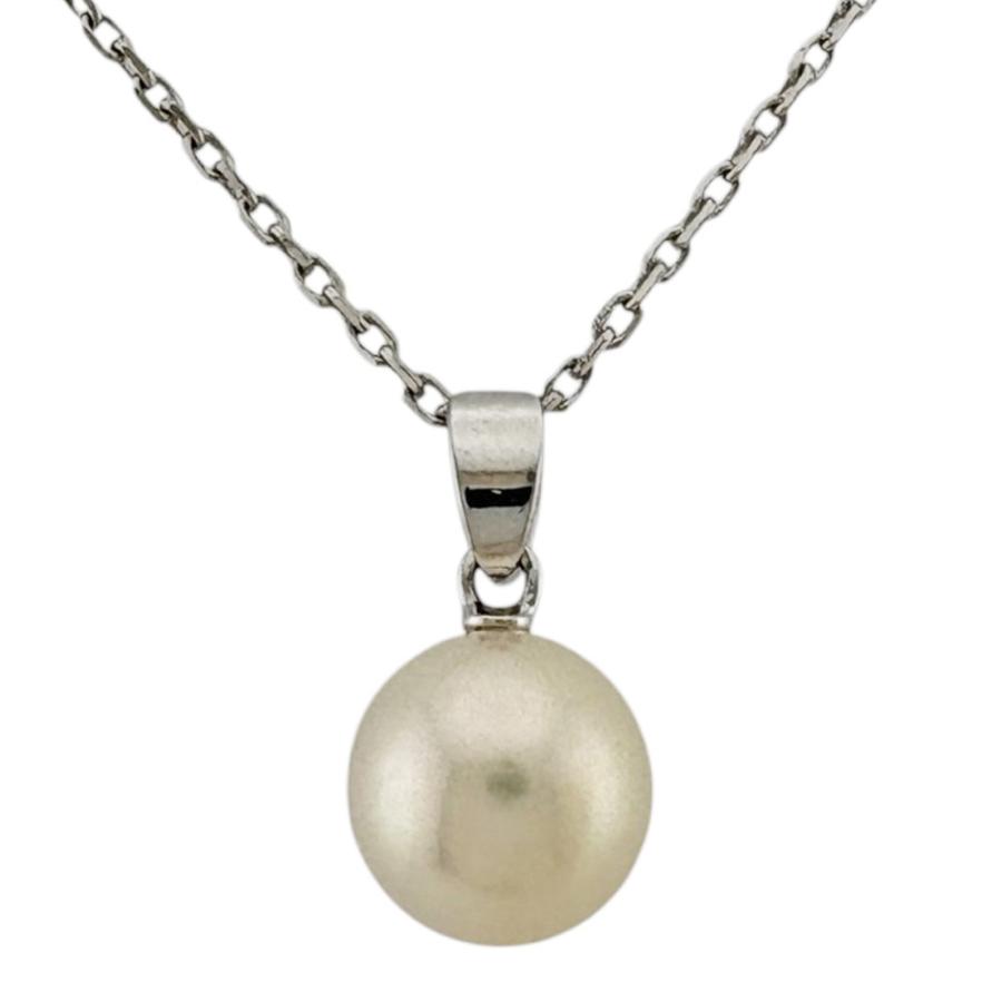 MIKIMOTO（ミキモト） ネックレス 18金 K18ホワイトゴールド パール 