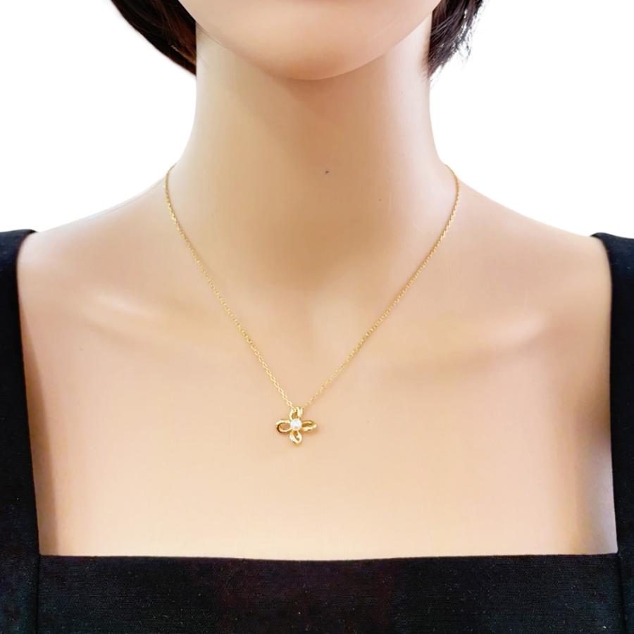 ミキモト パール ネックレス ペンダントK18YGイエローゴールド チェーン MIKIMOTO（ミキモト） ネックレス 18金 K18イエローゴールド パール