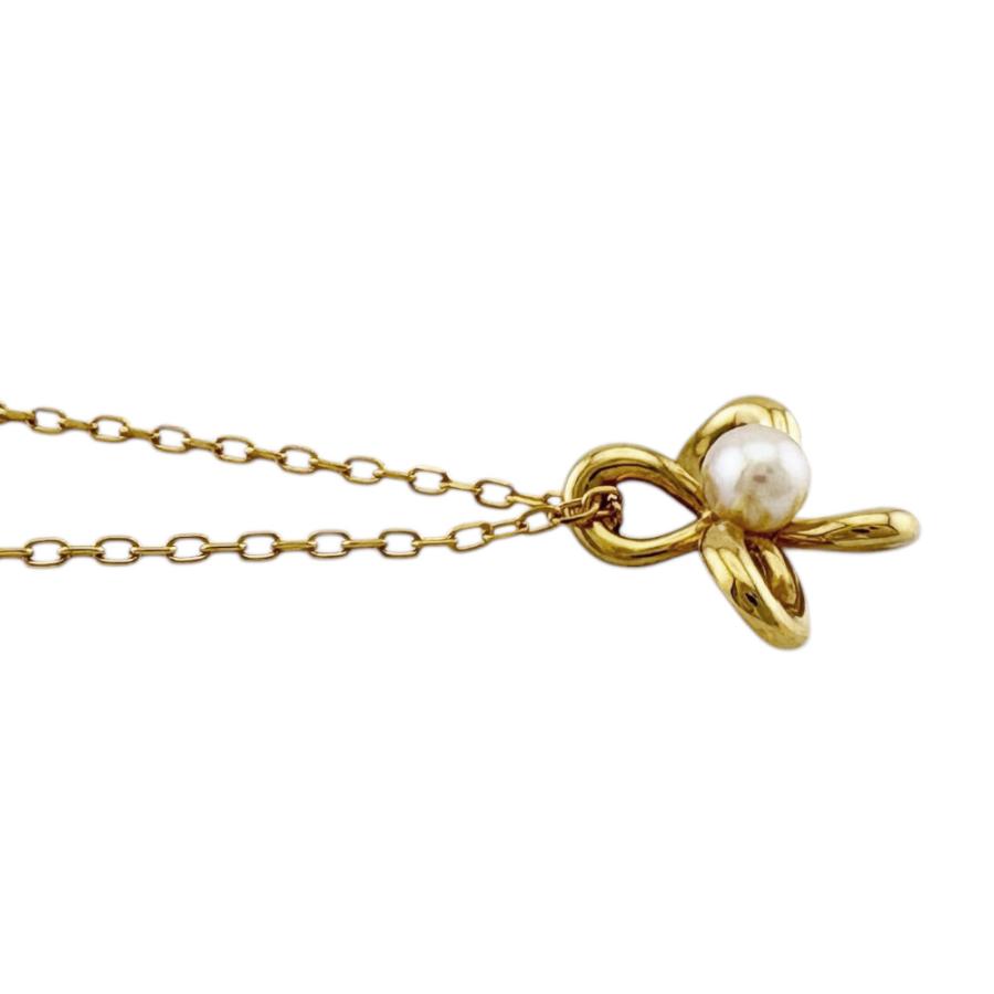 MIKIMOTO（ミキモト） ネックレス 18金 K18イエローゴールド パール