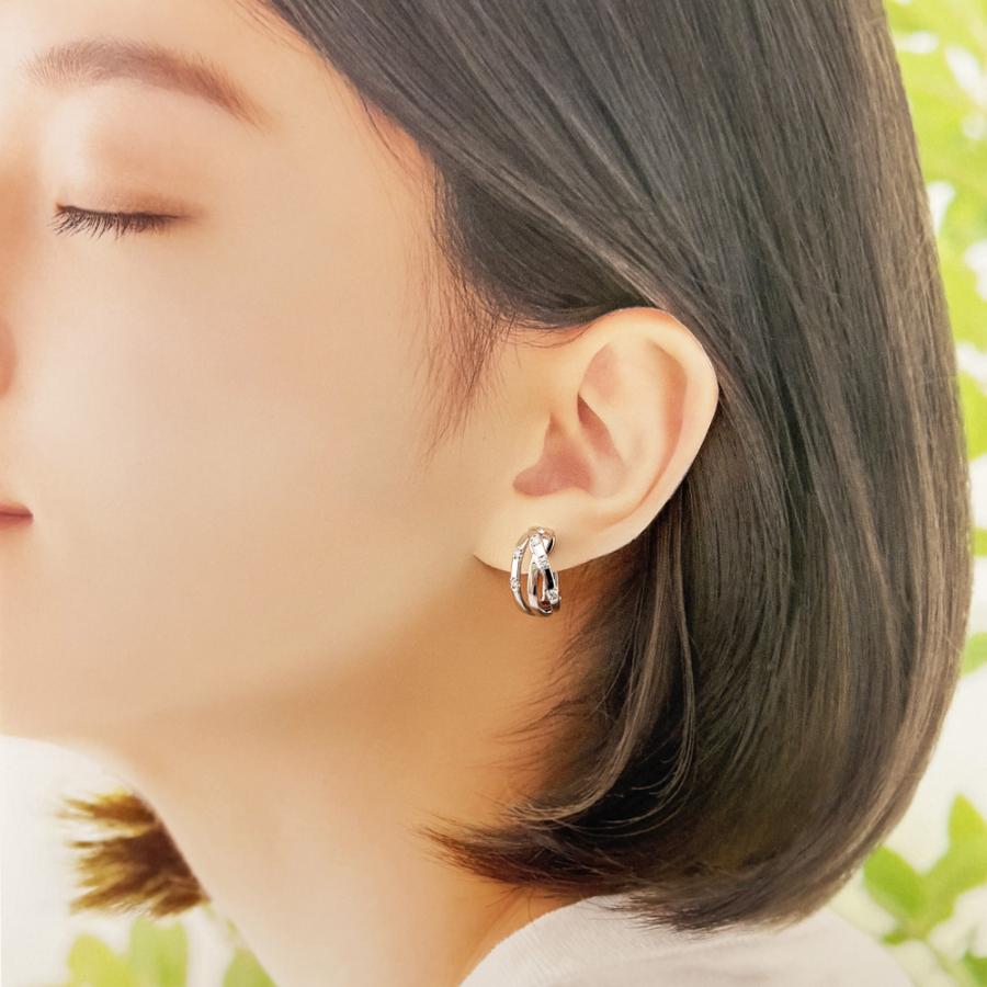 超美品】タサキ TASAKI ピアス イヤリング ダイヤ ホワイトゴールド