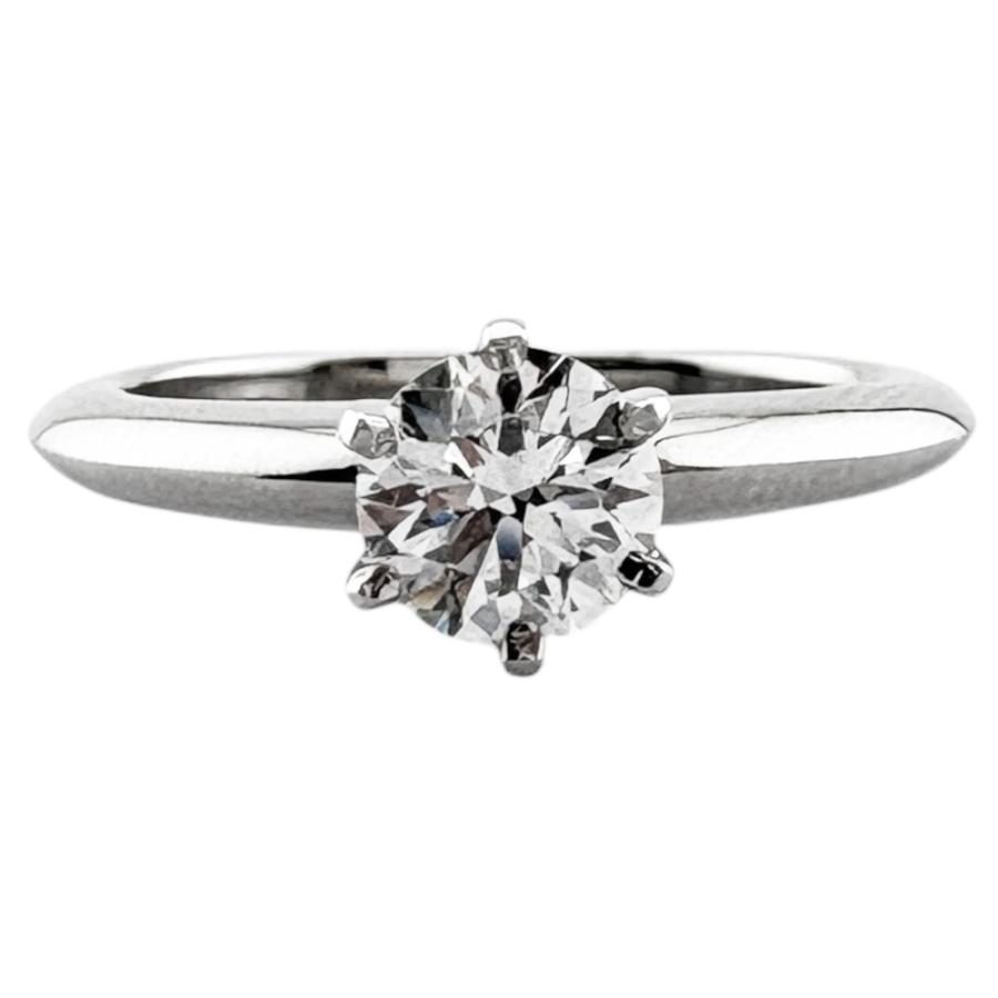 TIFFANY&Co.（ティファニー） ソリティア リング 指輪 6.5号 Pt950 
