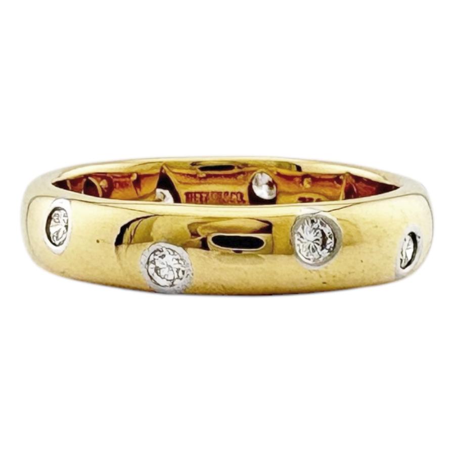 Tiffany & Co. ゴールドリング ダイヤモンドドッツ TIFFANY&Co.（ティファニー） ドッツ リング 指輪 10号 18金 K18
