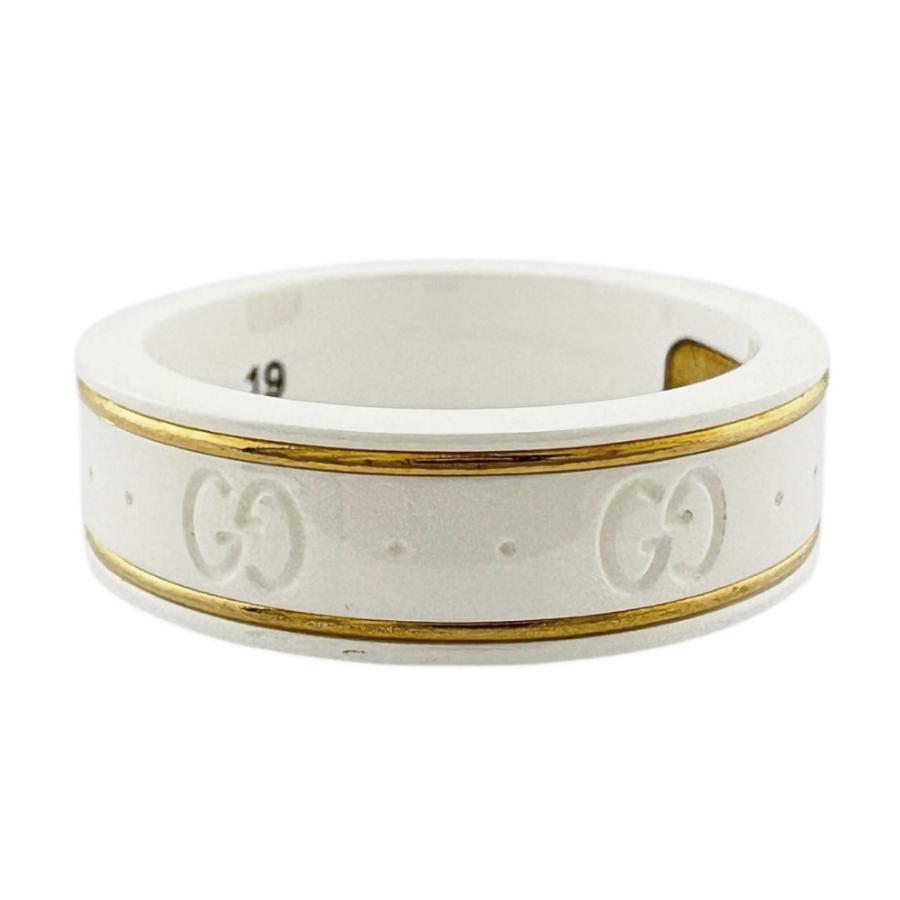 GUCCIリング　18号 GUCCI（グッチ） リング 指輪 18号 18金 K18イエローゴールド ユニ