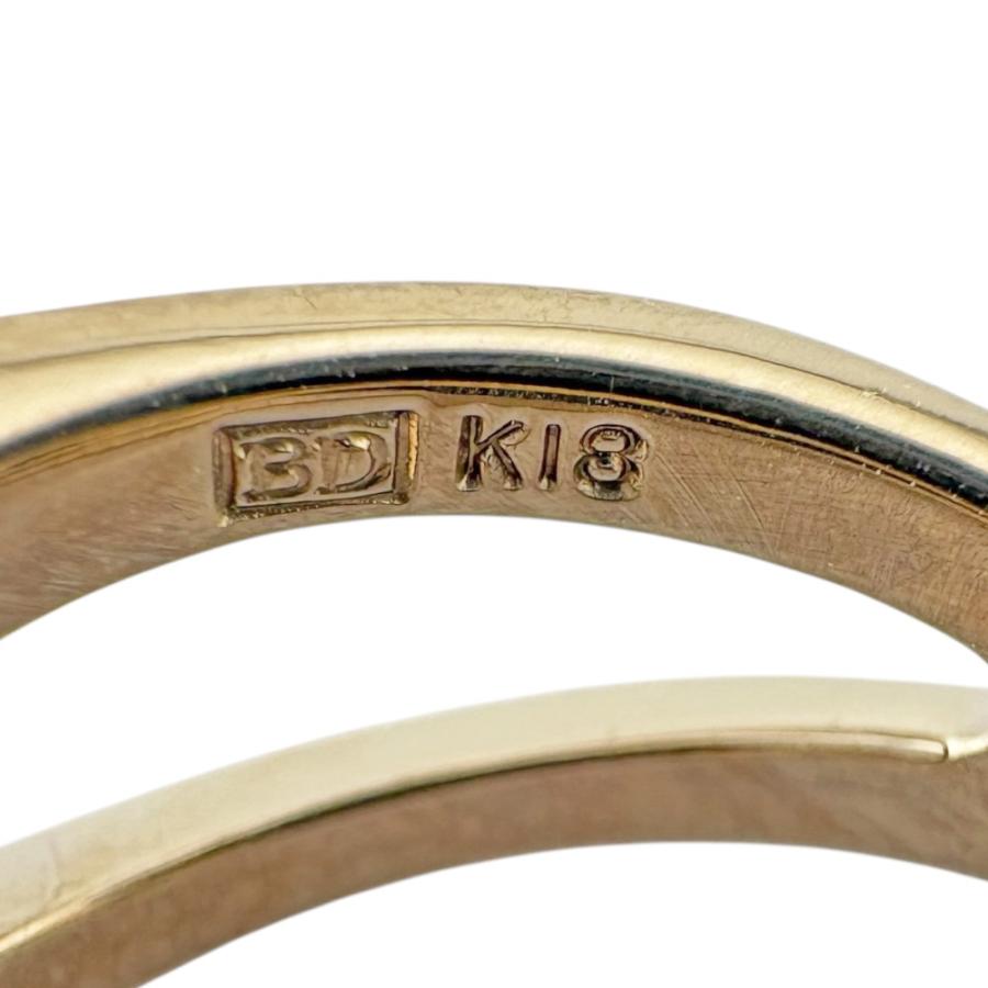 カシケイ ネイキッド リング 指輪 9号 18金 K18ゴールド ブラウン
