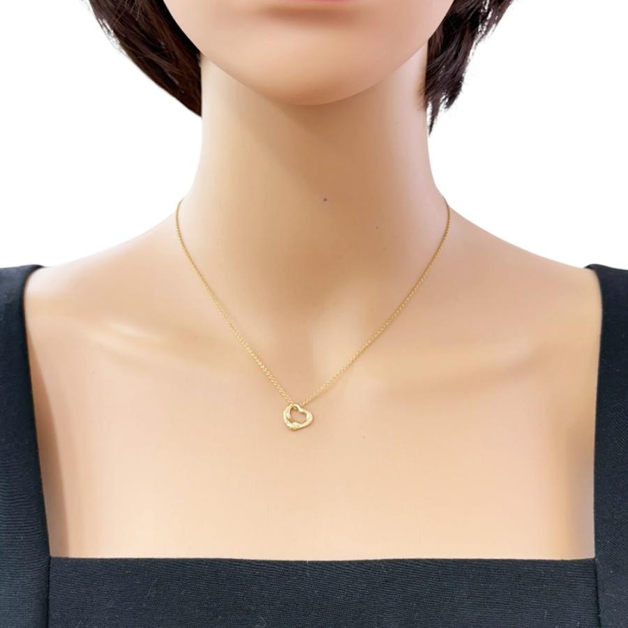 TIFFANY&Co.（ティファニー） オープンハート ネックレス 18金 K18