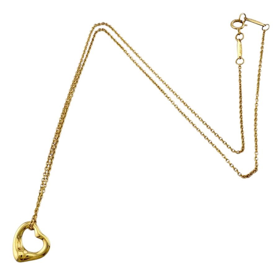 TIFFANY&Co.（ティファニー） オープンハート ネックレス 18金 K18