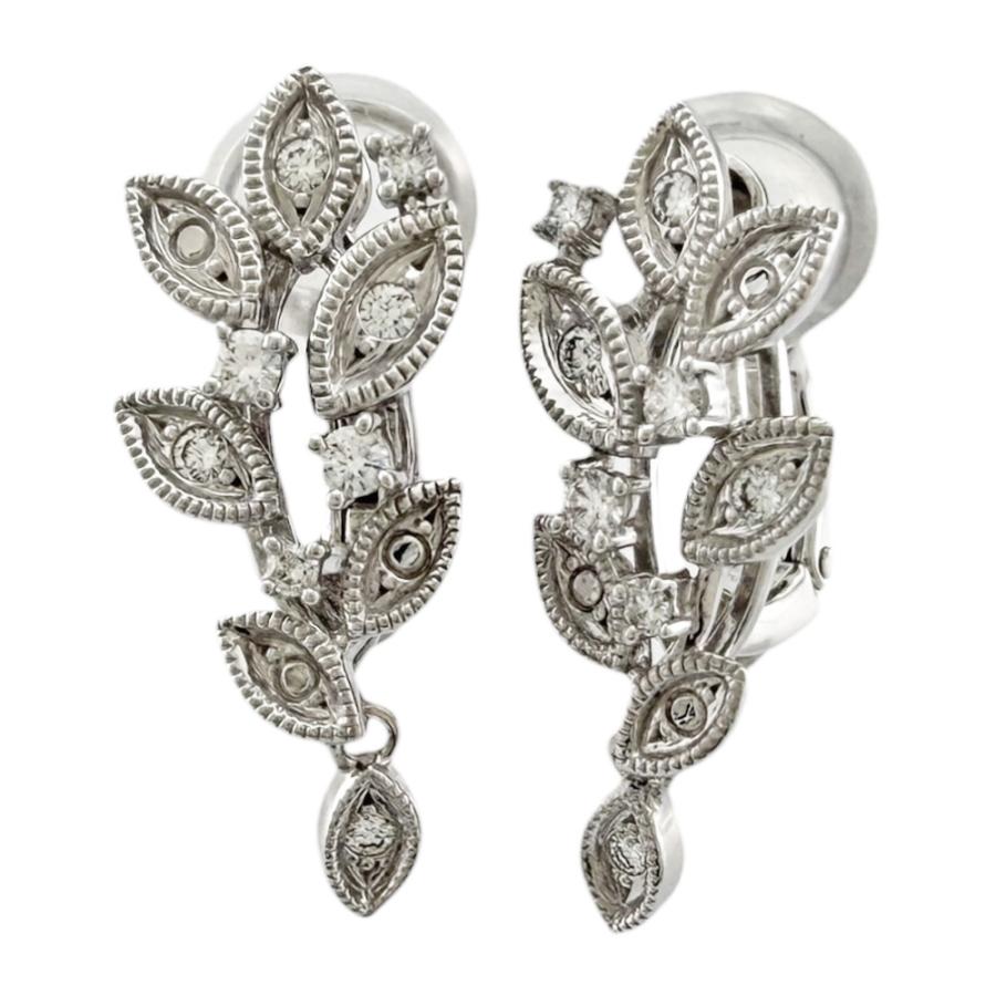 超美品】タサキ TASAKI ピアス イヤリング ダイヤ ホワイトゴールド
