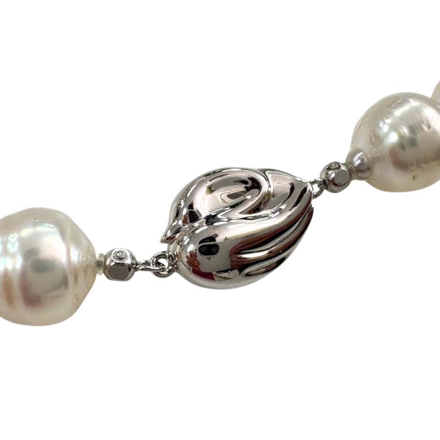 タサキ ネックレス シルバー パール レディース TASAKI 中古 美品