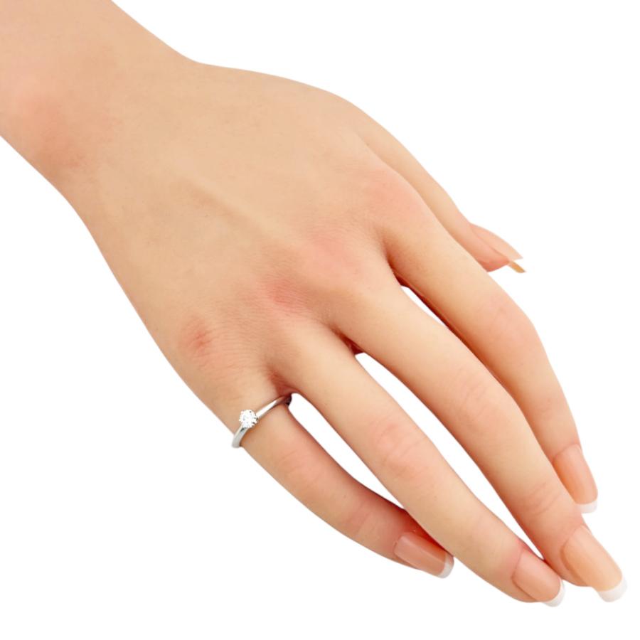 TIFFANY&Co.（ティファニー） ソリティア リング 指輪 9号 Pt950 