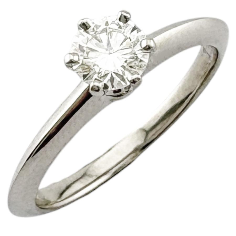 TIFFANY&Co.（ティファニー） ソリティア リング 指輪 8号 Pt950
