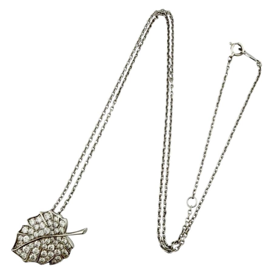 MIKIMOTO（ミキモト） ネックレス 18金 K18ホワイトゴールド 