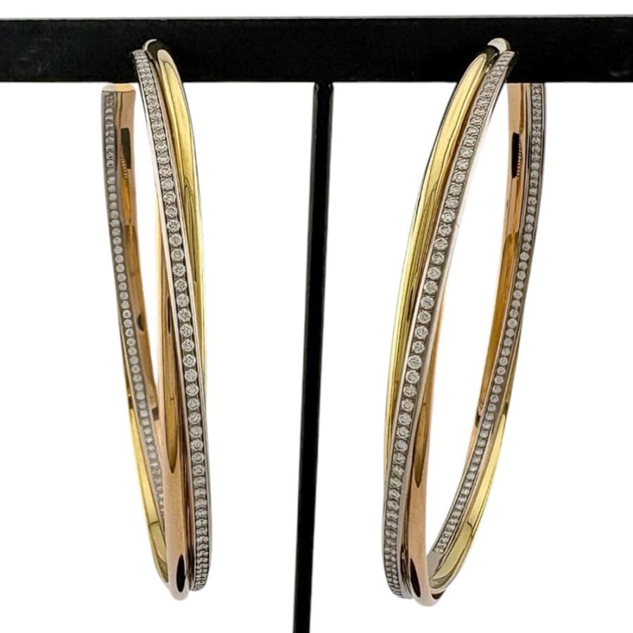 Cartier（カルティエ） トリニティ ピアス 18金 K18イエローゴールド
