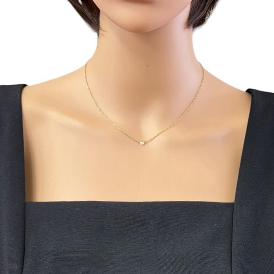 C*ё様 ティファニーバイザヤード ネックレス 18K ダイヤ 0.05-0.0 TIFFANY&Co.（ティファニー） バイザヤード 約0.05ct ネックレス 18金