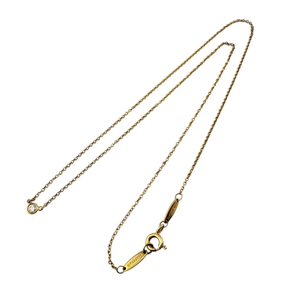 TIFFANY&Co.（ティファニー） バイザヤード 約0.05ct ネックレス 18金