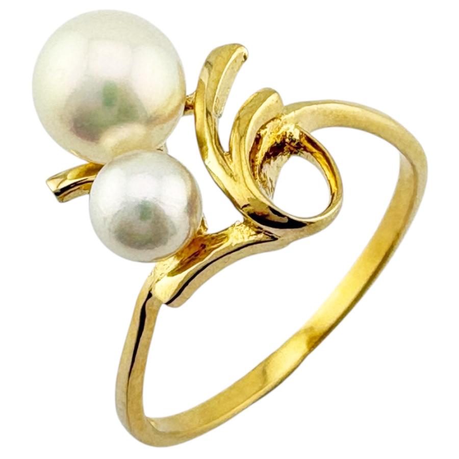 MIKIMOTO（ミキモト） リング 指輪 11.5号 18金 K18イエローゴールド 