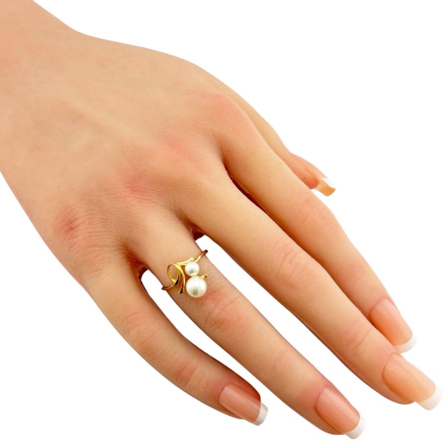 MIKIMOTO（ミキモト） リング 指輪 11.5号 18金 K18イエローゴールド 