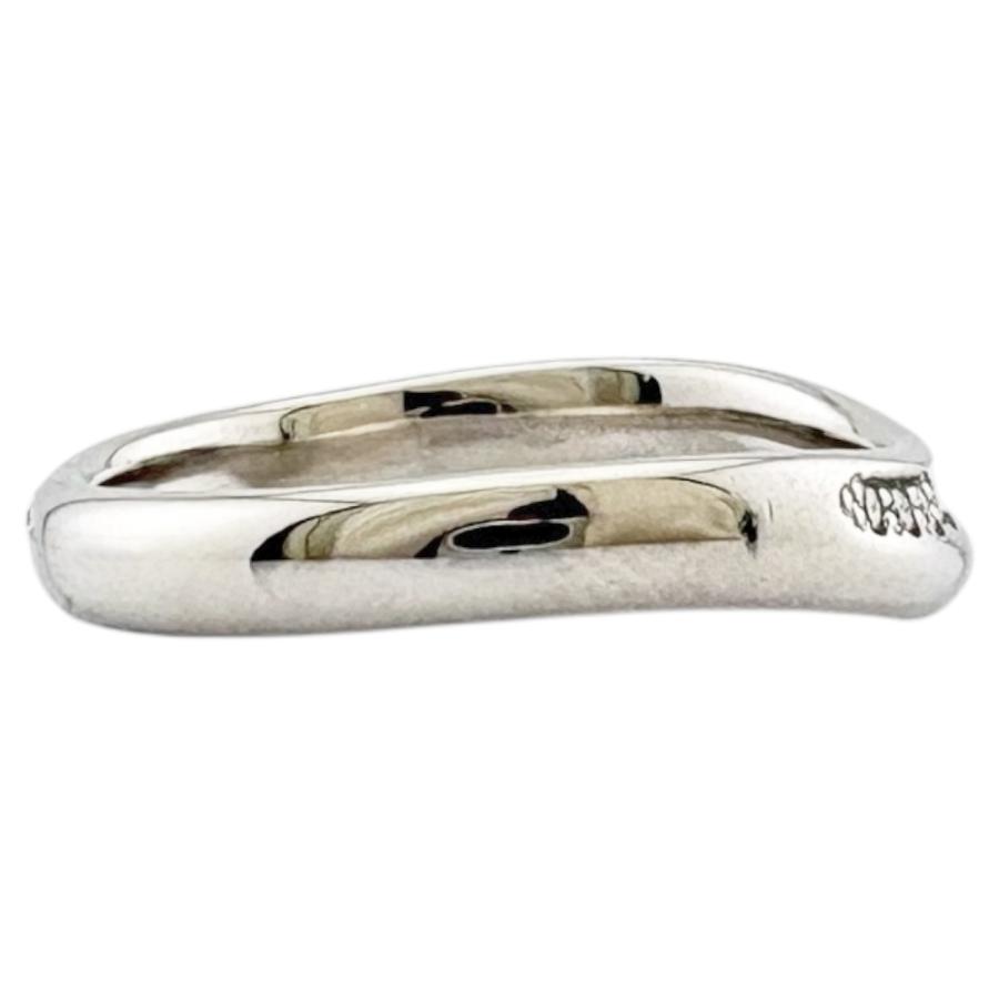 TIFFANY&Co.（ティファニー） カーブド リング 指輪 10号 Ptプラチナ