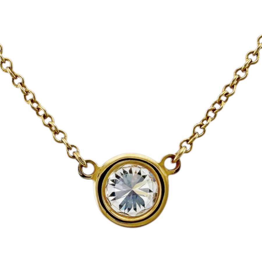 m*e様 【美品】Tiffany & Co. K18金　バイザヤード ネックレス TIFFANY&Co.（ティファニー） バイザヤード ネックレス 18金 K18
