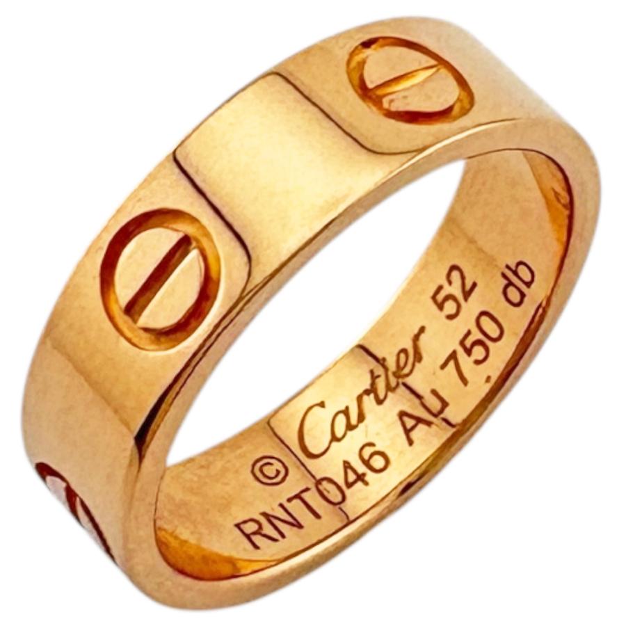 Cartier（カルティエ） ラブ リング 指輪 12号 18金 K18ピンクゴールド 