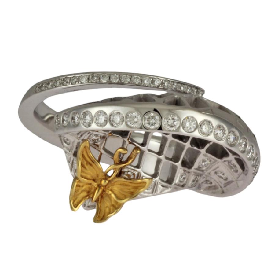 カレライカレラ Carrera y スパイダー ネット リング 指輪 14号 18金