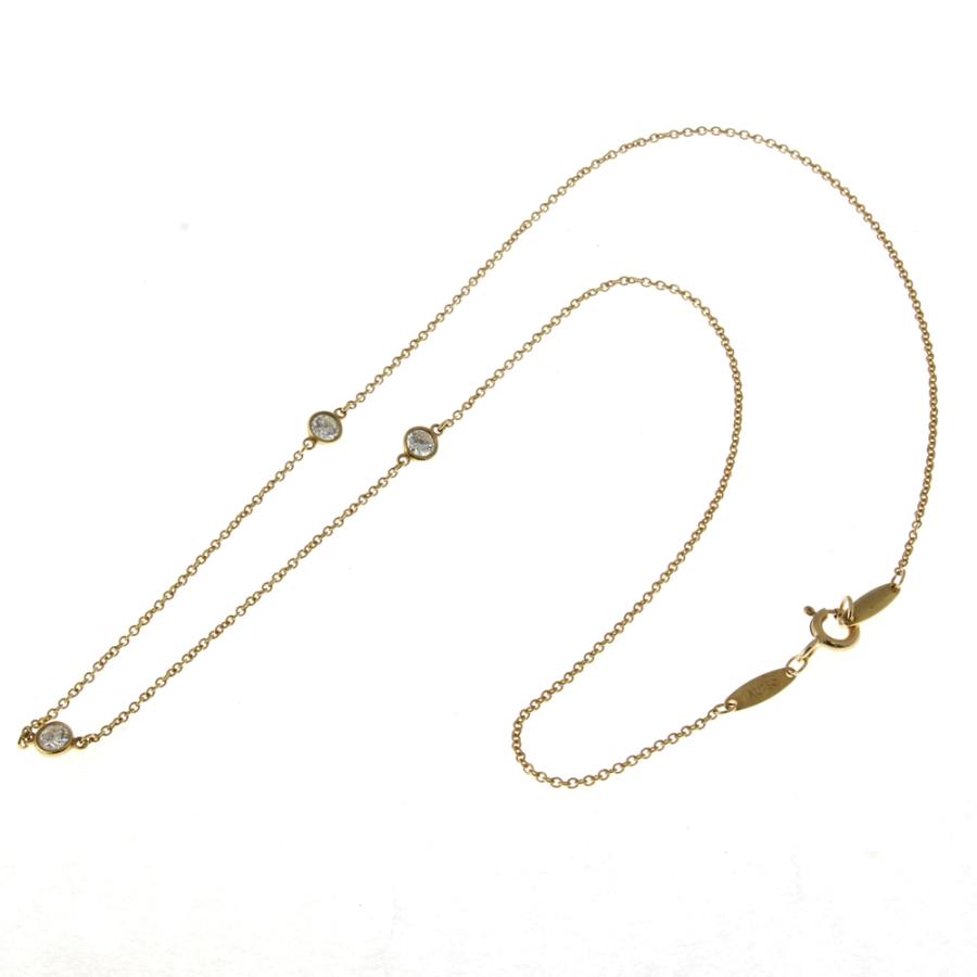 TIFFANY&Co.（ティファニー） バイザヤード 3P ネックレス 18金 K18