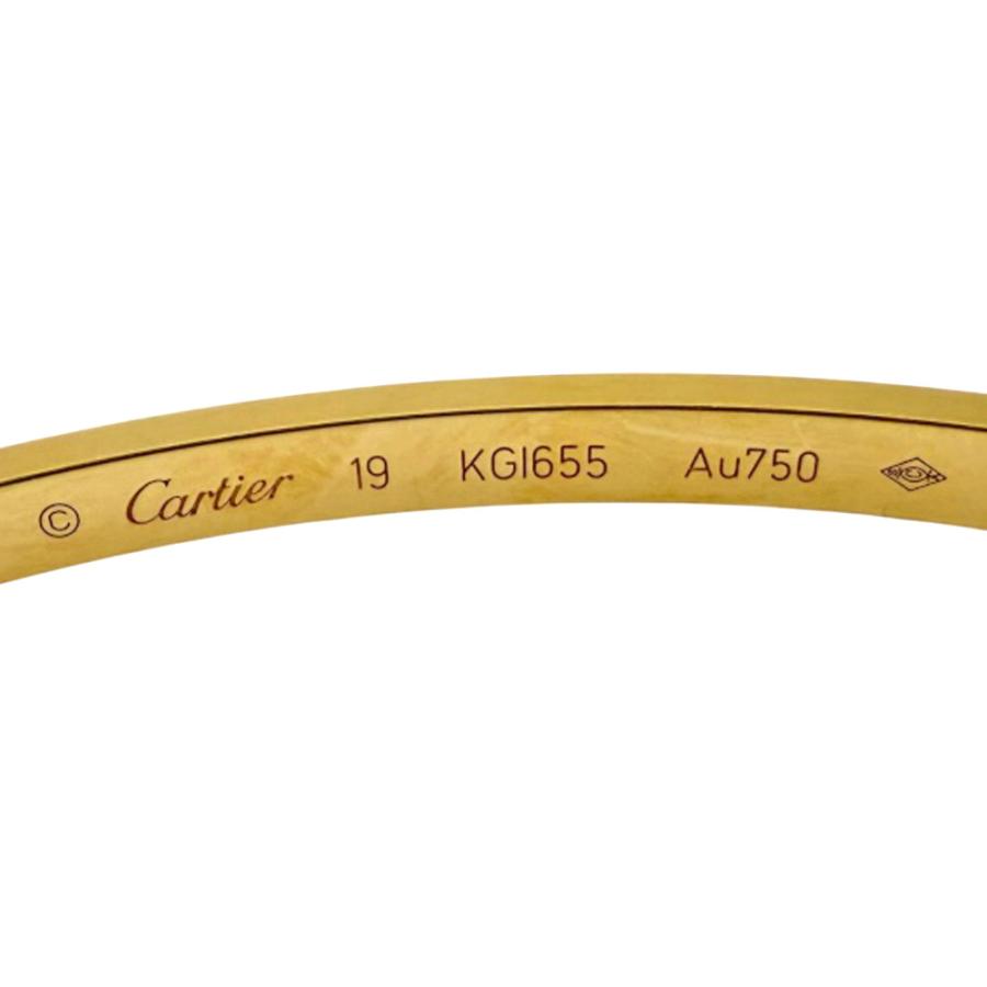 Cartier（カルティエ） ラブブレス #19 ドライバー付き バングル 18金