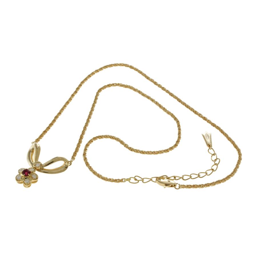 POLA（ポーラ） ネックレス 18金 K18イエローゴールド ダイヤモンド