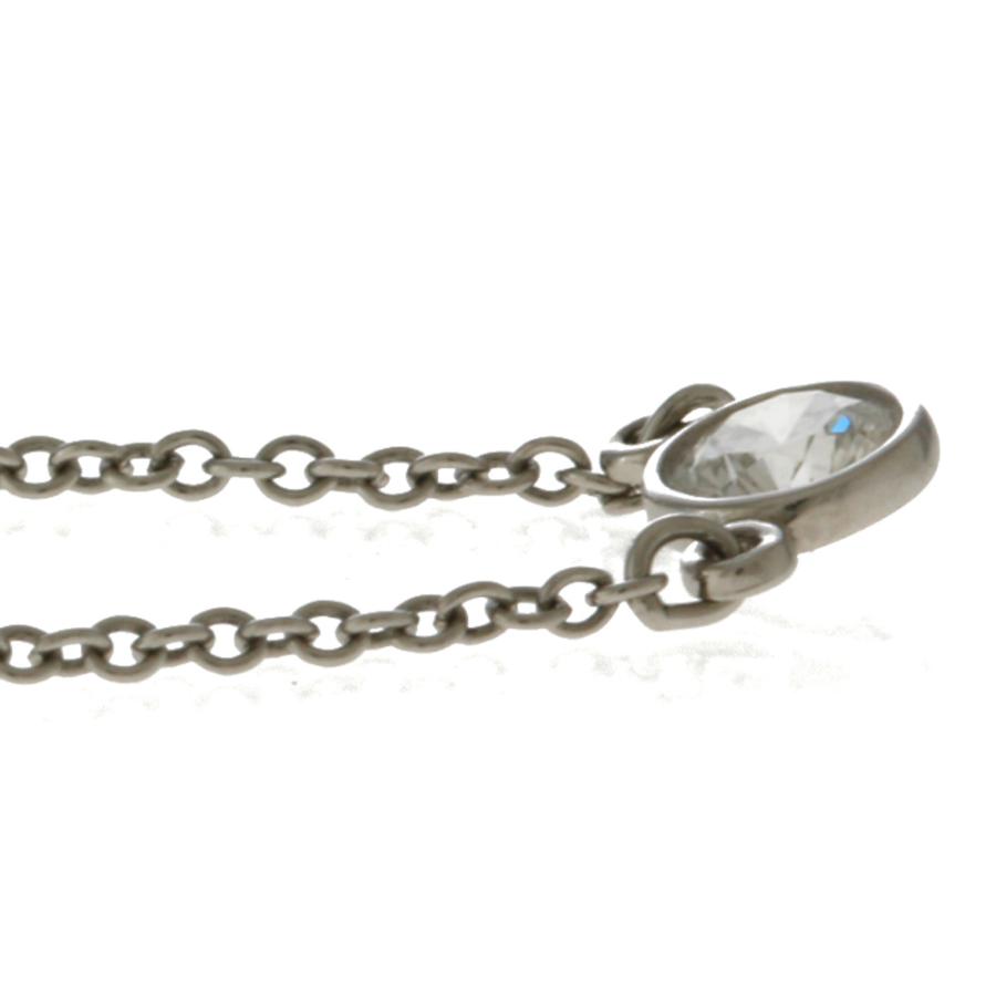 【美品】ティファニー pt950 バイザヤード ダイヤ ネックレス 7067 TIFFANY&Co.（ティファニー） バイザヤード ネックレス Pt950プラチナ