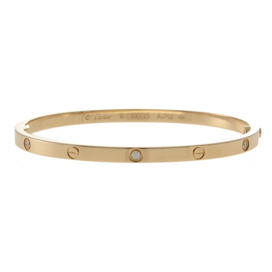カルティエ　ラブブレス　サイズ18 スモール　美品 Cartier（カルティエ） ラブブレス SM ＃16 バングル 18金 K18ピンク