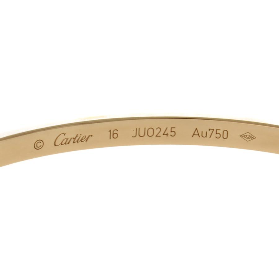 Cartier（カルティエ） ラブブレス SM ＃16 バングル 18金 K18ピンク