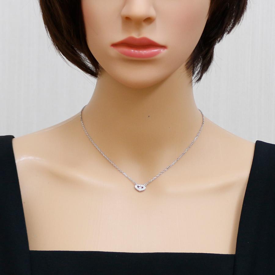 Cartier（カルティエ） Cハート ダイヤモンド ネックレス 18金 K18 