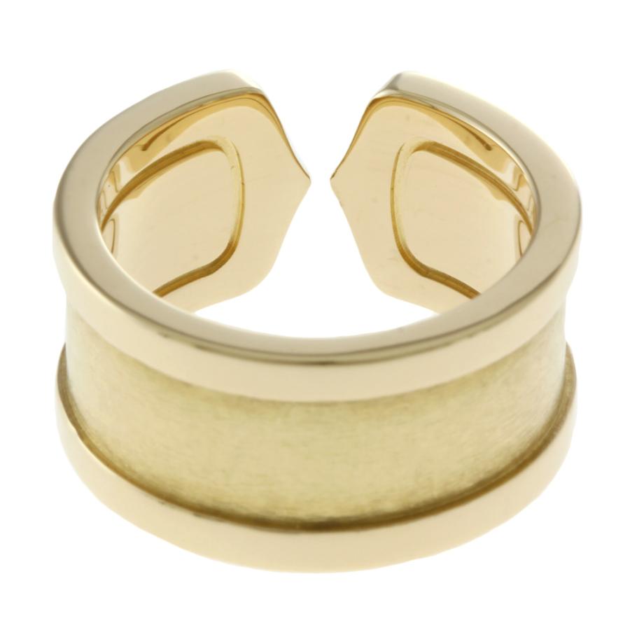 Cartier カルティエ 2C C2 リング 指輪 10号 18金 K18イエロー Cartier カルティエ 2C C2 リング 指輪 10号 18金 K18イエロー