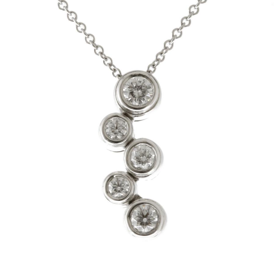 TIFFANY&Co. ティファニー バブル ネックレス Pt950プラチナ 