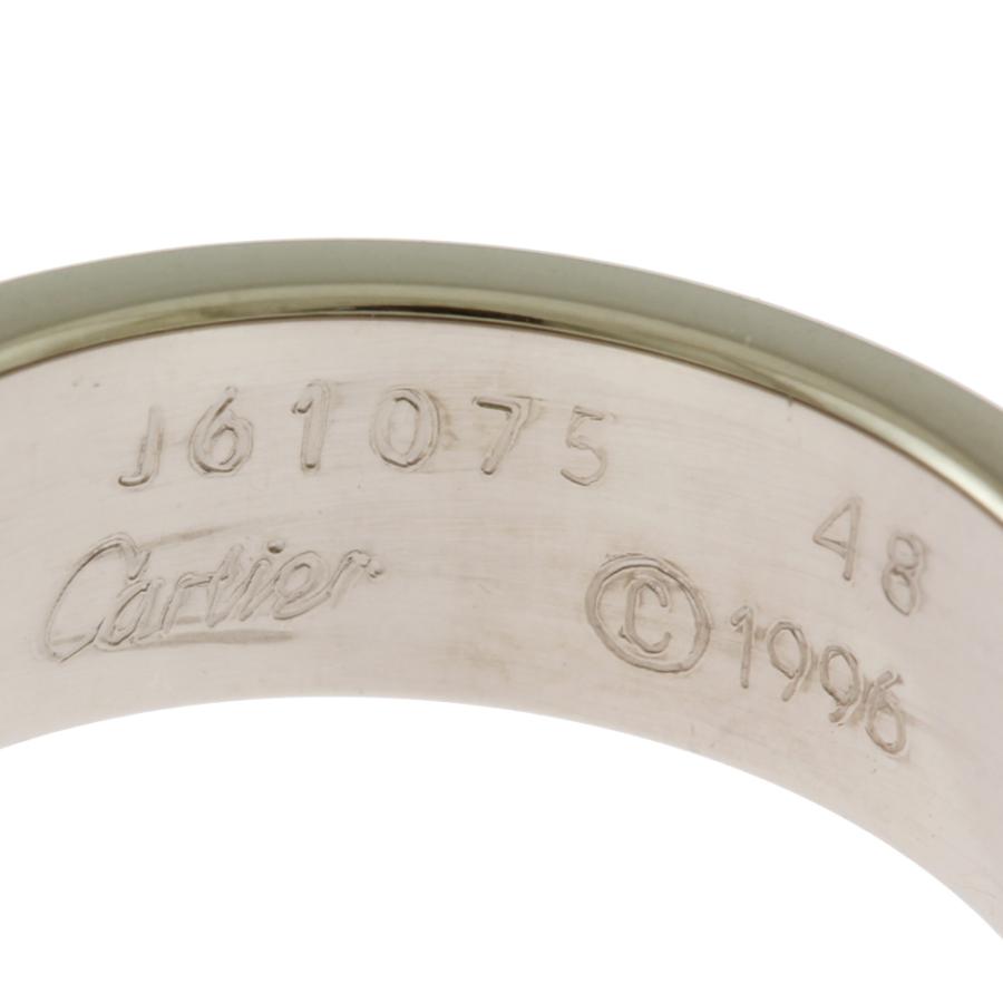 Cartier カルティエ ラブリング リング 指輪 7.5号 18金 K18ホワイト 