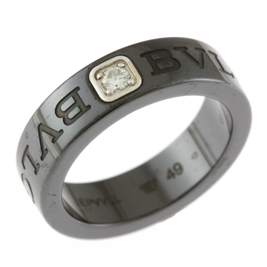 BVLGARI ブルガリ ブルガリブルガリ リング 指輪 8.5号 セラミック 