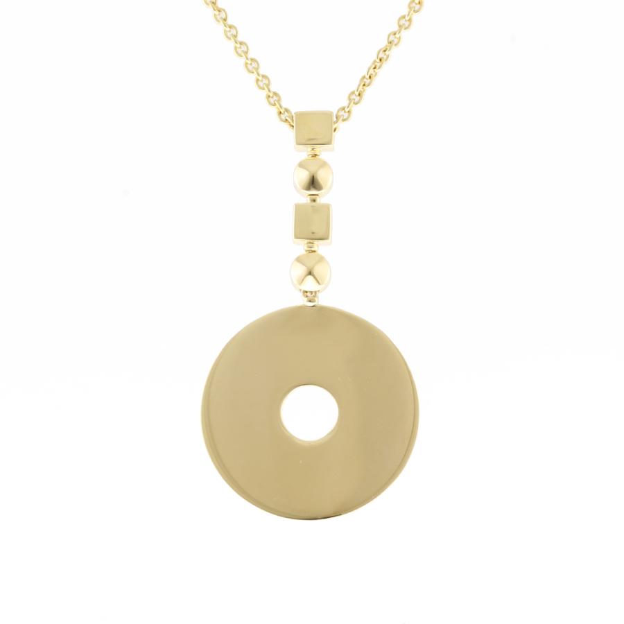 ブルガリ ルチア ネックレス 18金 K18イエローゴールド BVLGARI 中古 