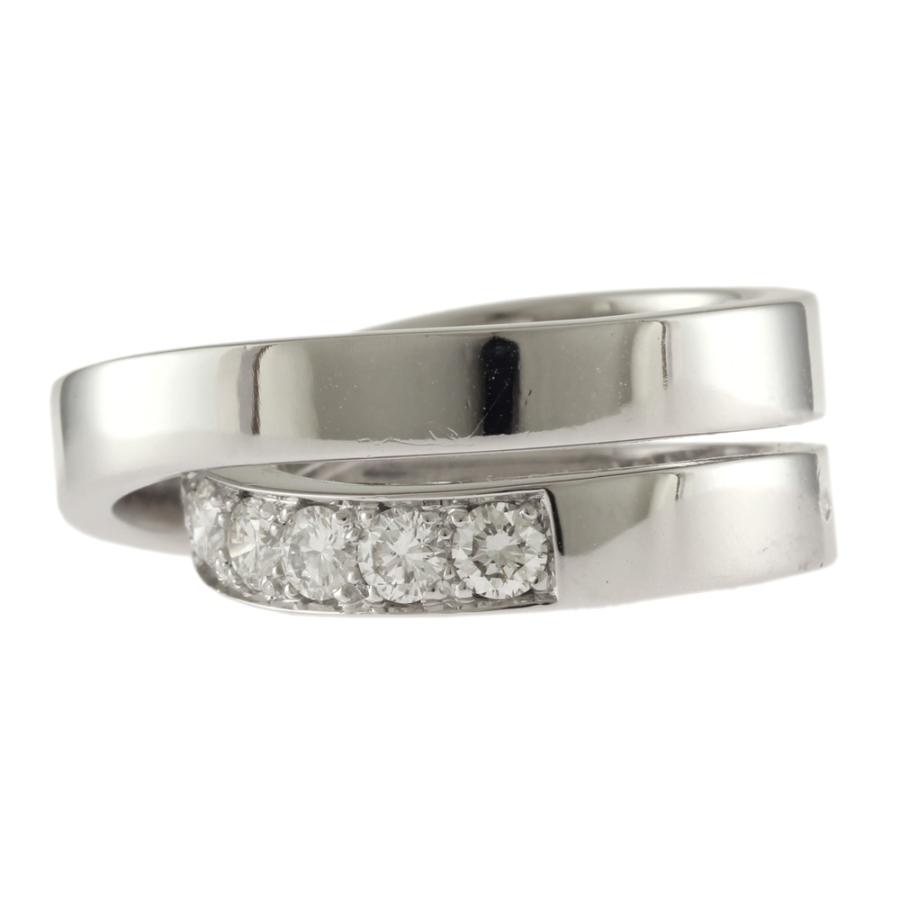 カルティエCartier パリリング指輪ホワイトゴールド7.5号 Cartier（カルティエ） パリ リング 指輪 10.5号 18金 K18ホワイト