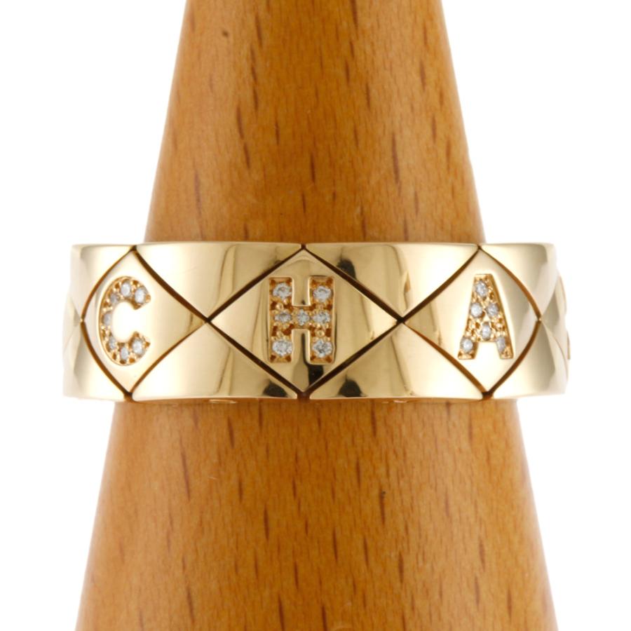 CHANEL（シャネル） マトラッセ ダイヤモンド リング 指輪 12.5号 18金