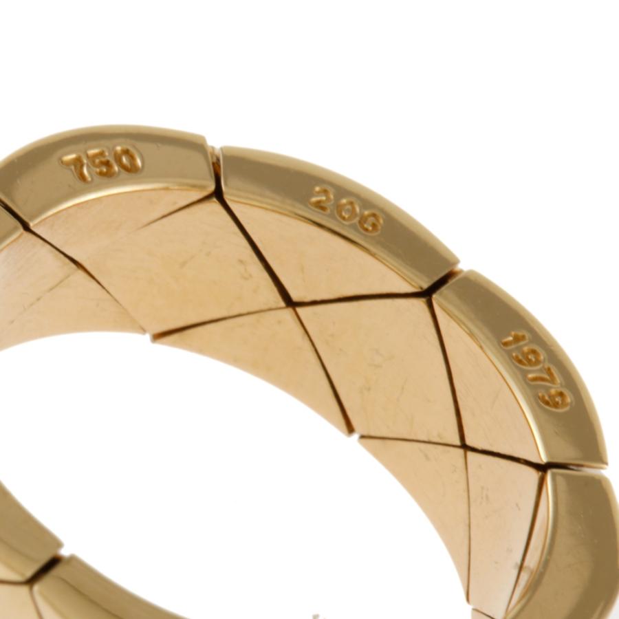 CHANEL シャネル マトラッセ ダイヤモンド リング 指輪 12.5号 18金  